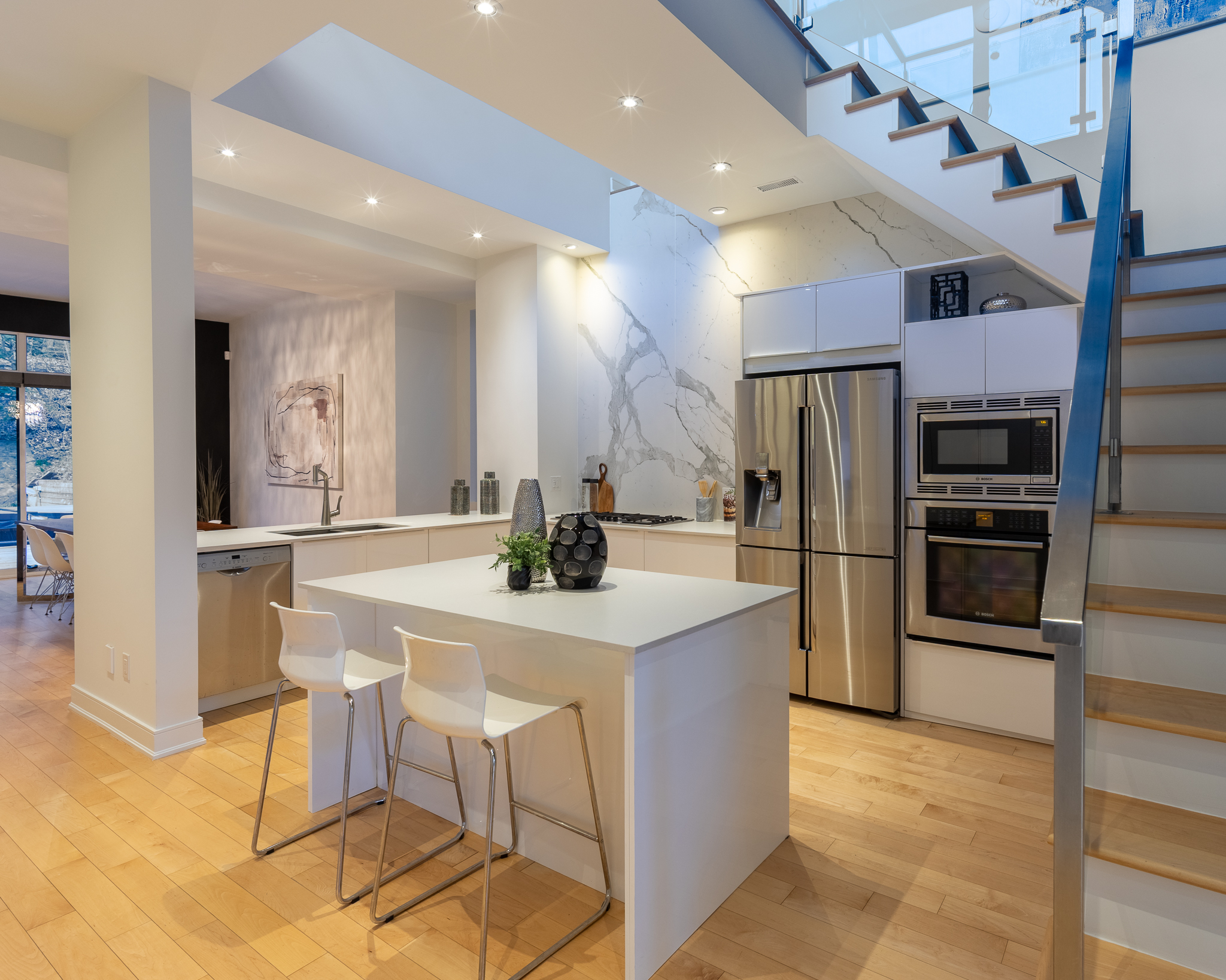 living and dining room